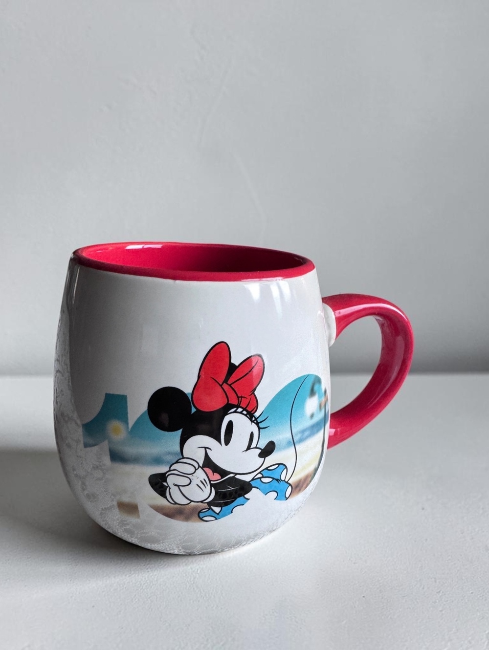 Disney 100 Minnie Mouse Ceramic Mug Zrike Brands R Squared Red Pink Disney100